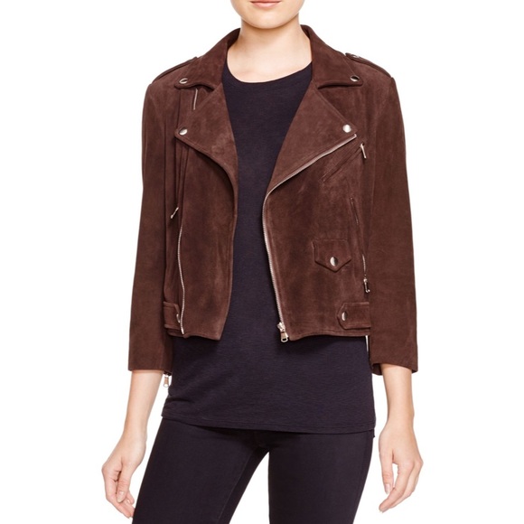Rebecca Minkoff Jackets & Blazers - $600 original price BROWN SUEDE GENUINE SUEDE MOTO JACKET